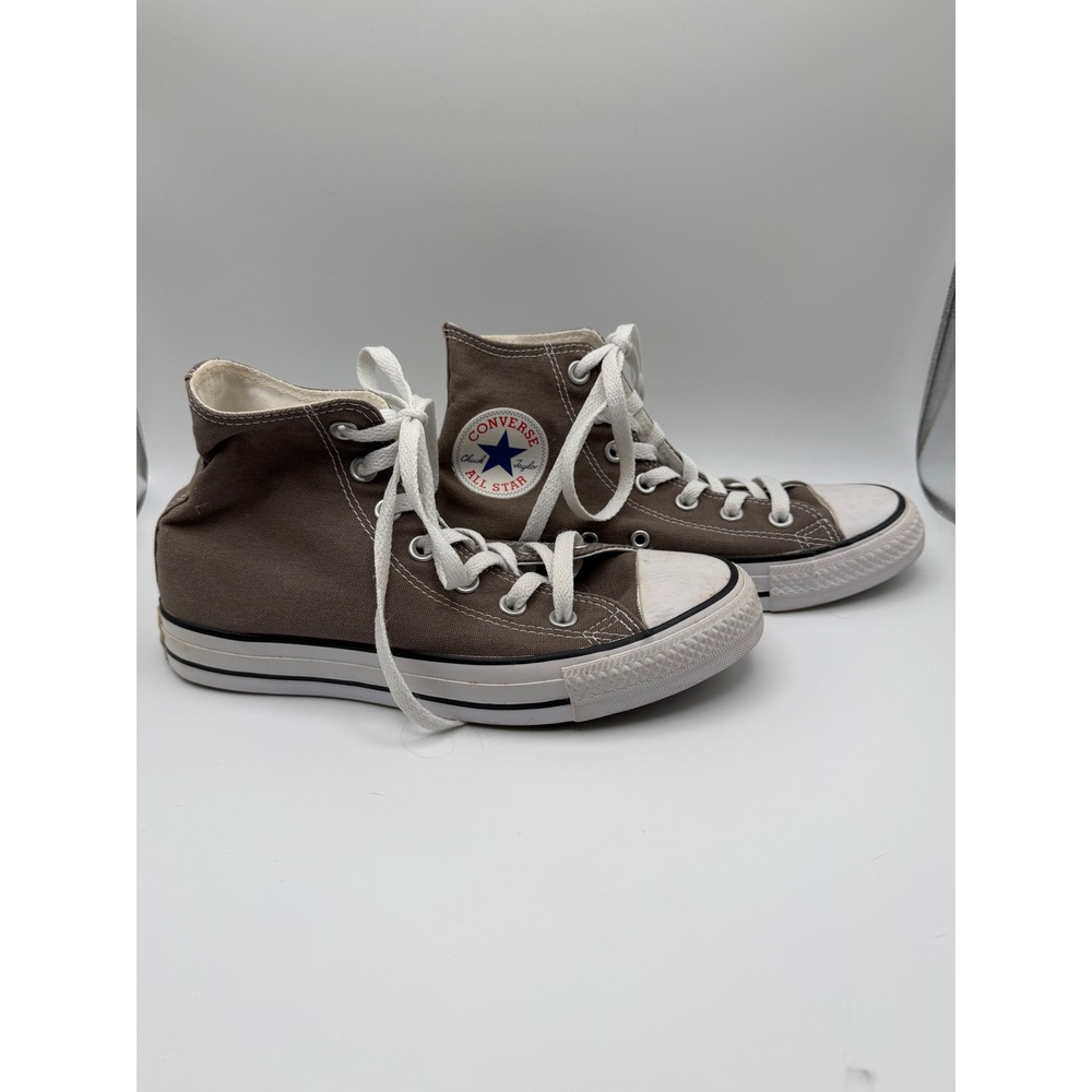 Converse Chuck Taylor All Star High Top Grey Canvas Sneakers Mens 5 Womens 7